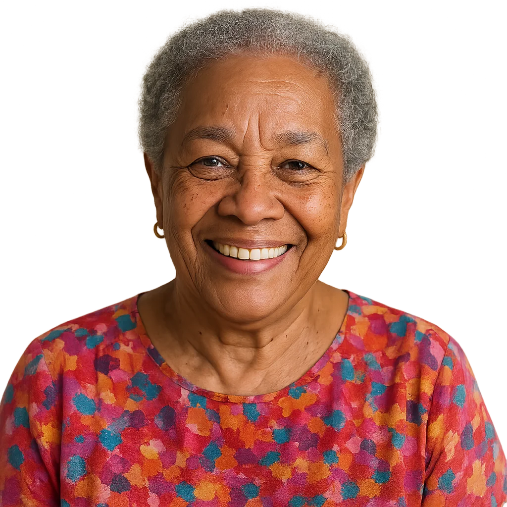 Glückliche Seniorin - Betreuung durch Haushaltshilfe Wandenelis UG