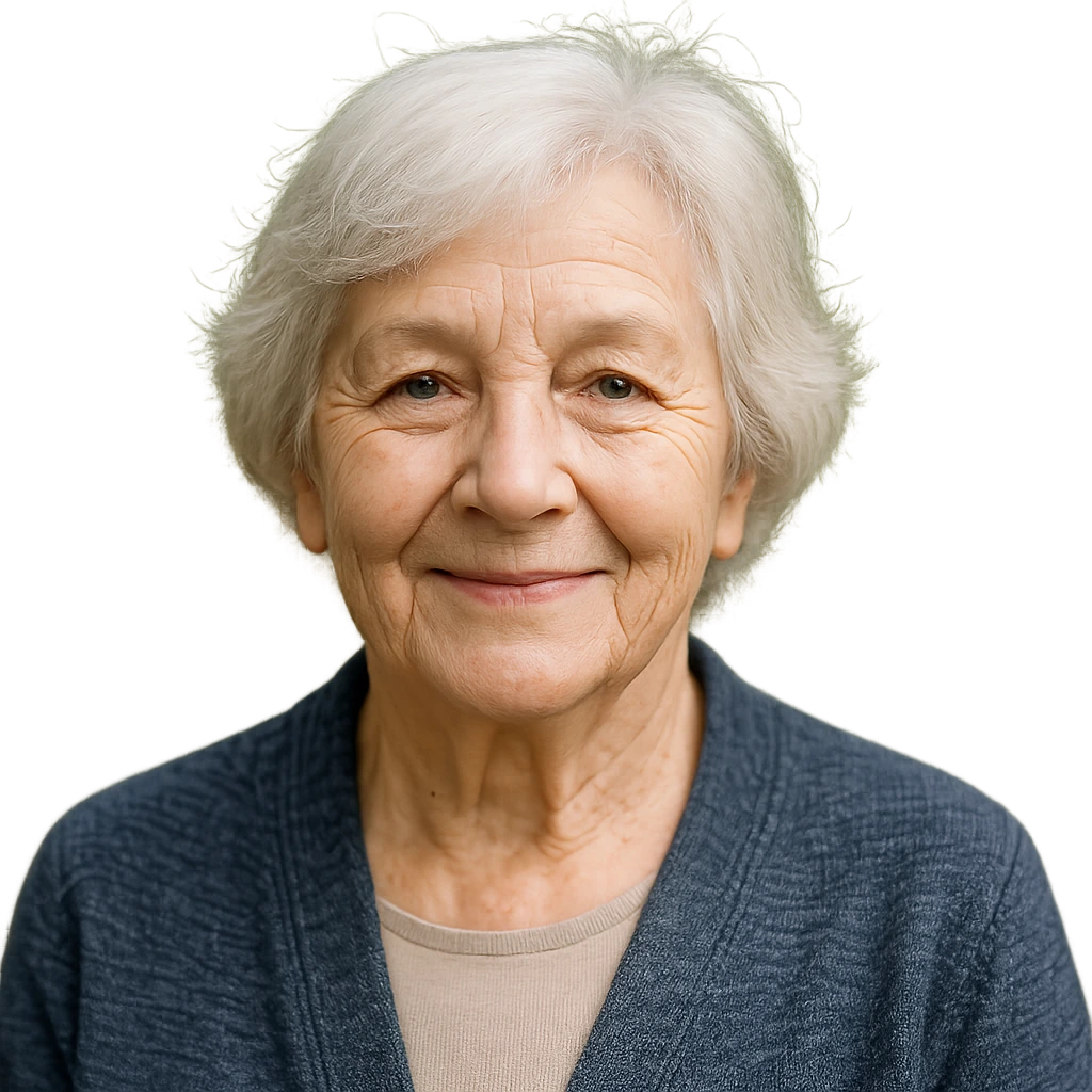 Zufriedene Seniorin - Haushaltshilfe Wandenelis UG Kundin